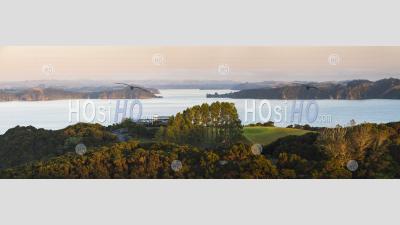 Eagle's Nest And The Bay Of Islands, Russell, Northland Region, North Island, New Zealand