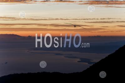 Sunrise On The Final Push To The 3726m Mount Rinjani Summit, Lombok, Indonesia