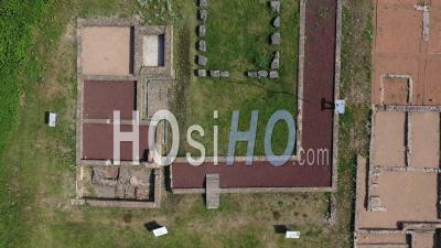 Vernay Gallo-Roman Archaeological Site, France, Drone Point Of View