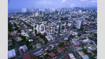 Aerial View Of Panama City Panama