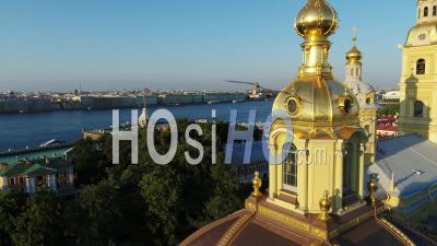 Cathédrale Saints Pierre Et Paul, Saint-Pétersbourg - Vidéo Par Drone