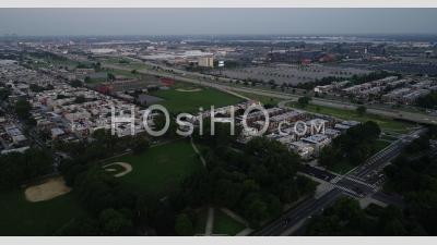 Vue Aérienne Des Stades En Pennsylvanie - Vidéo Par Drone 