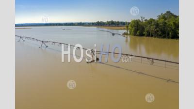Flooding In Mississippi Delta - Aerial Photography
