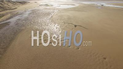 Estuary Payré - Video Drone Footage, The Beach Veillon, Talmont St Hilaire