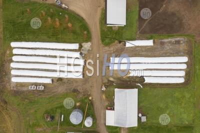 Wisconsin Dairy Farm - Aerial Photography