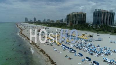Miami Beach, South Beach, Usa - Vidéo Par Drone 