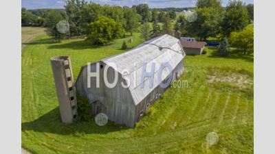Michigan Barn - Photographie Aérienne