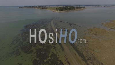 Passage Submersible De L'ile Tascon Vidéo Drone