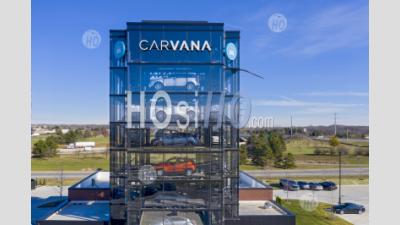Carvana Used Car Dealer - Aerial Photography