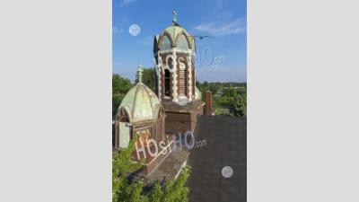 Szent Janos Hungarian Orthodox Church - Aerial Photography