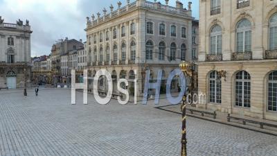 Grand Cafe Foy And Museum Of Fine Art- Nancy Place Stanislas - Video Drone Footage