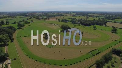 The Castle And Racecourse Lorie - Video Drone Footage