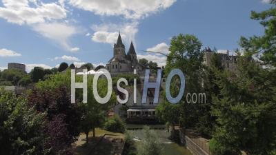 Loches, Royal City - Video Drone Footage