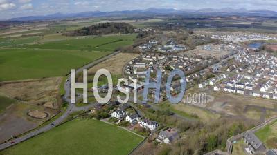 Vue Aérienne Filmée Par Drone Du Château De Stirling à Stirling, Ecosse, Royaume-Uni