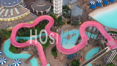 Elitch Gardens Amusement Park - Video Drone Footage