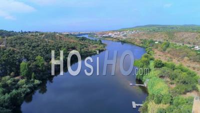 Castelo De Almourol (almourol Castle), Portugal - Video Drone Footage