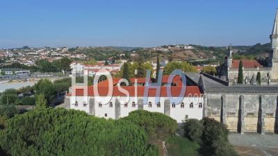 Mosteiro De Batalha (monastery Of Batalha), Portugal - Video Drone Footage