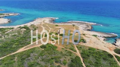 Torre Pozzelle, Ostuni, Italy - Video Drone Footage