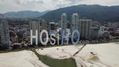 Land Reclamation Project Near Gurney Paragon - Video Drone Footage