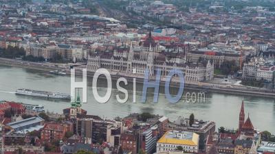 Vue Aérienne De Budapest En Hongrie - Vidéo Par Drone