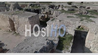Antonin's Baths In Carthage - Video Drone Footage