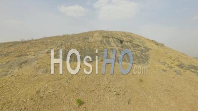 A Mountain In The Desert Of Tenkodogo. Burkina Faso - Video Drone Footage
