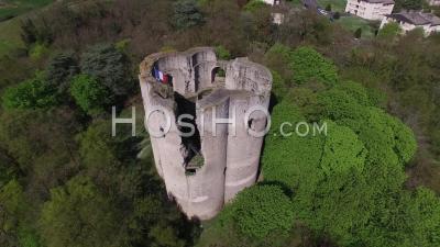 Tour Médiévale Guinette, Etampes, Vidéo Drone
