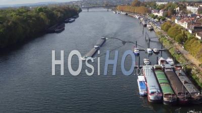Port Saint-Nicol Video Drone Footage, Conflans Sainte-Honorine