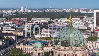 Cathédrale De Berlin, Vue Aérienne De Berlin, En Allemagne, Dans La Capitale - Vidéo Par Drone