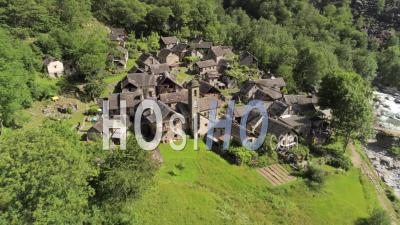Foroglio, Switzerland - Video Drone Footage