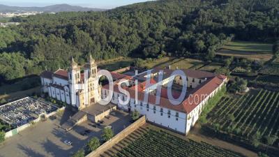 Monastère De St Martin De Tibaes, Mire De Tibaes, Portugal - Vidéo Par Drone