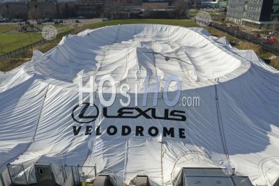 Storm Collapses Lexus Velodrome - Aerial Photography