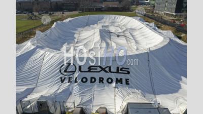 Storm Collapses Lexus Velodrome - Aerial Photography