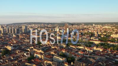 City Of Nancy Sunrise - Video Drone Footage