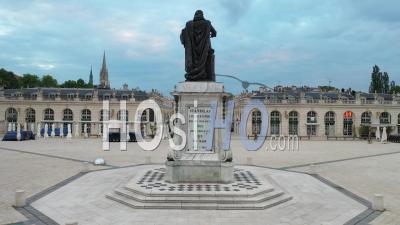 Place Stanislas And Place De La Carriere - Nancy - Video Drone Footage