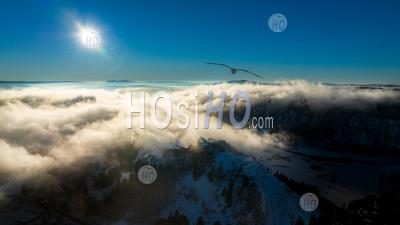 Joux Casttle , Guardian Of The Gate Of France . - Aerial Photography
