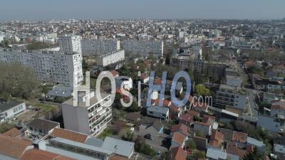 East Suburb Of Paris - Video Drone Footage