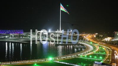 Night View Of Baku. Azerbaijan