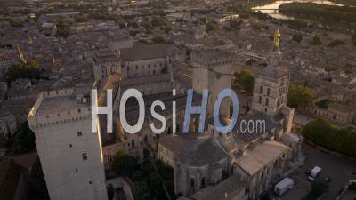 Palais Des Papes, Avignon, Vidéo Drone