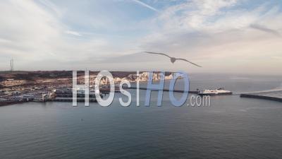 Vue Aérienne De Dover Uk, Kent, Angleterre, Royaume-Uni - Vidéo Par Drone