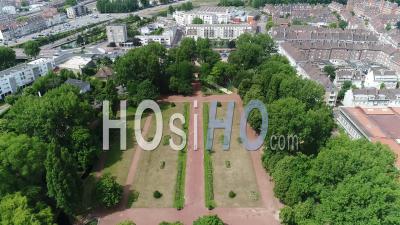 Richelieu Park, Calais, Opal Coast, Pas De Calais - Video Drone Footage
