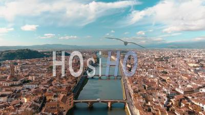 Firenze, Florence, Italy, Daytime - Video Drone Footage