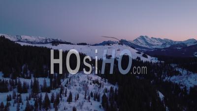 Sunrise At Mont-Blanc - Video Drone Footage