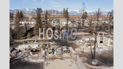 Ruins Of Colorado's Marshall Fire - Aerial Photography