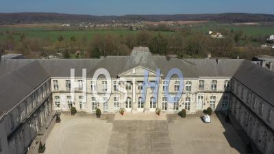 Stanislas Castle In Commercy - Video Drone Footage