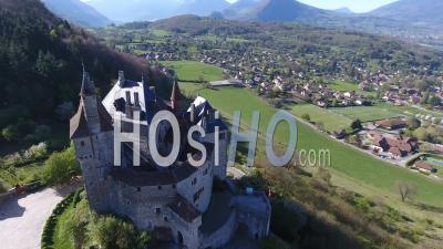 Castle Of Menthon-Saint-Bernard - Video Drone Footage