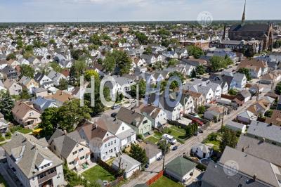 Aerial View Of Hamtramck, Michigan - Aerial Photography