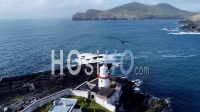 Valentia Lighthouse, Counrty Kerry, Filmed By Drone