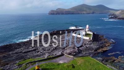 Valentia Lighthouse, Counrty Kerry, Filmed By Drone