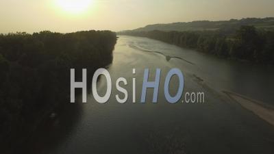 La Garonne Au Crépuscule, Vidéo Drone